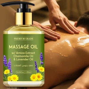 Chamomile and Lavender Essential Oil Massage Oil Nourishes the Skin, Relaxes the Mind and Relieves Muscle Tension