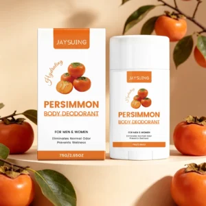 Persimmon Scent Deodorant Stick Remove Body Odor Lasting Refresh Reduce Underarm Sweat Women Men Skin Underarm Antiperspirant