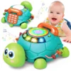 Baby Toys Months Music Turtle Crawling Light Sound Music Toy Girl Boy Early Learning Educational Toys Infant Toddler Gifts