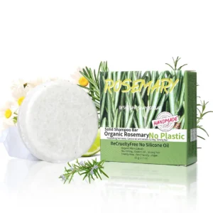 Natural Scented Rosemary Shampoo Soap, Handmade Oil Control and Anti-Dandruff Soap, Suitable for Both Men and Women