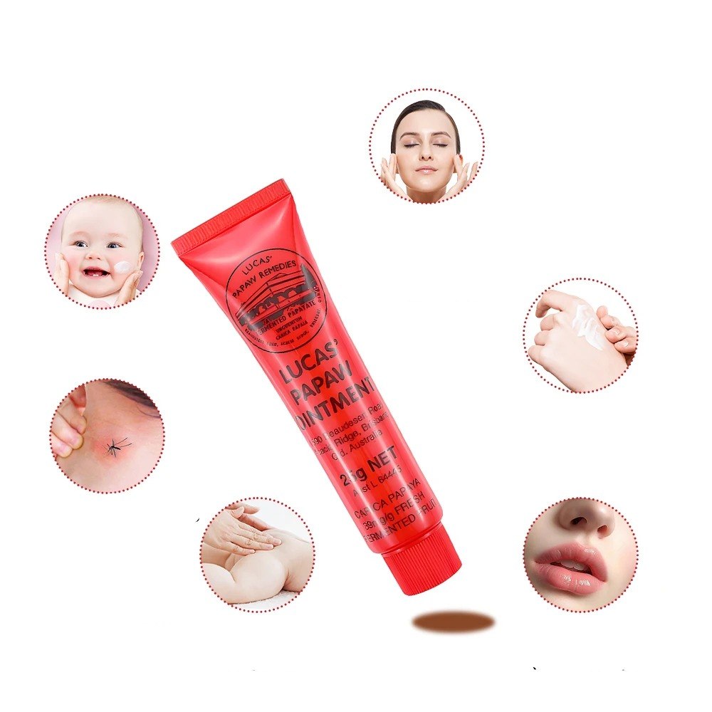 Papaw Ointment Balm Lipstick Moisturizing Anti Drying Multifunctional Hydrating Universal Cream Lip Balm Oil Lucas Face Care