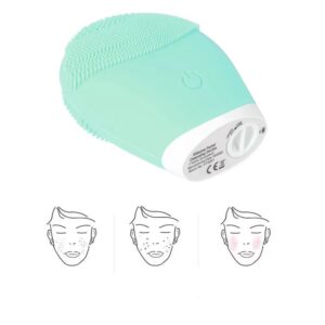 Household Electric Facial Cleanser, Battery Silicone Waterproof Face Washer, For Both Men And Women, Blackhead, Horn Cleaner