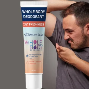 Peach Vanilla Whole Body Deodorant Freshness & Daily Care  Hyaluronic Acid Whole Body Deodorant