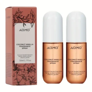 Coconut Perfume Sprays - Dual-Use Hair & Body Freshener with Long-Lasting Aroma, Compact & Travel-Ready Fragrance Spray