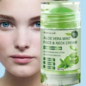 Aloe Vera Facial Firming Cream, Natural Aloe Vera Essence, Gentle and Skin-Friendly, Effectively Reduces Fine Lines, Tightens Skin