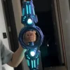Double Ended Retractable Lightsaber Toy for Boys Cool Birthday Gift with Multiple Lighting Options Popular Toy Item
