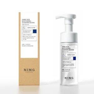 Amino Acid Cleansing Foam for Sensitive Skin: Hydrating, Non-Tightening, Gentle & Low-Irritation with Dense Foam