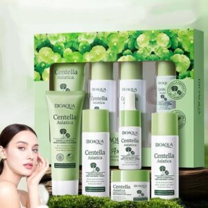Centella Asiatica Skin Care Sets Moisturizing Facial Cleanser Face Cream Serum Anti-Aging Facial Skin Care Kit