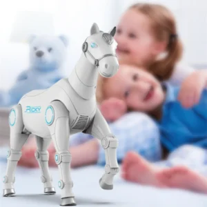Smart Touch Sensing Remote Control Horse 2.4G Voice Interaction Smart Programing Bionic Walking Dancing RC Animal Horse Toy