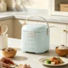 Mini Electric Rice Cooker Portable Removable Inner Lid Cooker for Home Dorm Single Household Porridge Soup Cooking