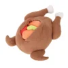 Dog Cat Toy Food Training Turkey Plush Pet Products Pet Interactive Puzzle Feeder Dog Chew Toys with Squeaker Hide Food Toys