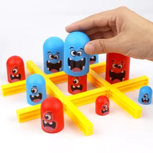 Funny Table Board Games Tic Tac Toe Intellectual Big Eating Small Chess Interactive Multiplayer Party Games Toys for Kids Adult