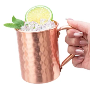 Pure Copper Moscow Mule Mug Cocktail Wine Cup Hammered Coppery Beer Mugs Coffee Mug Milk Cup Bar Cup Drinkware Durable