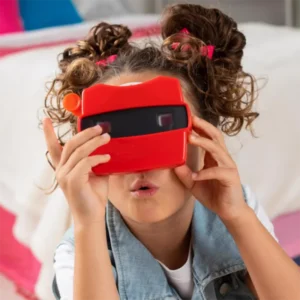 3D View‑Master Viewing Machine Unicorn Mini Theater Retro Souvenir Toy for Kids Age 4+ Children Birthday Gift