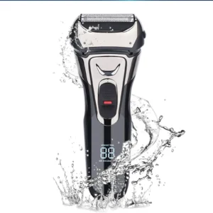Pop-Up Trimmer Electric Shaver Stainless Steel Shaving Machine Men's 3D Triple Floating Blade Razor Shaver Barber Trimmer