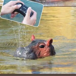 Remote Control Hippo Children Pool Toy for Kids Boy Girl Simulation Water Remote Control Animal Mechanical Robot